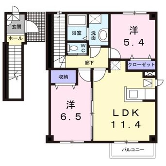 間取図 ベルクール石川１号館