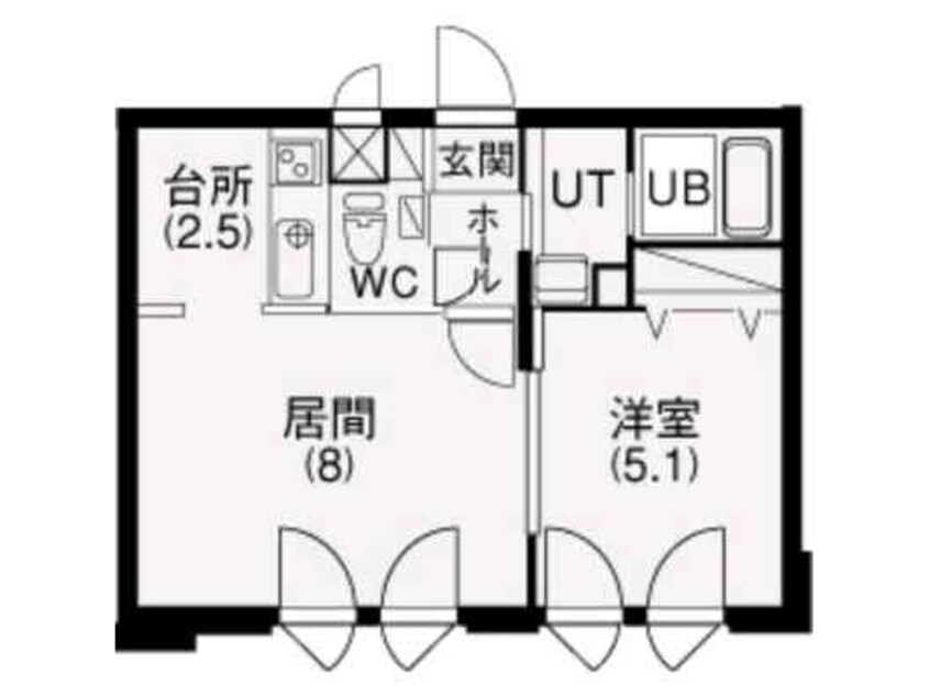 間取図 アリエーテ本町