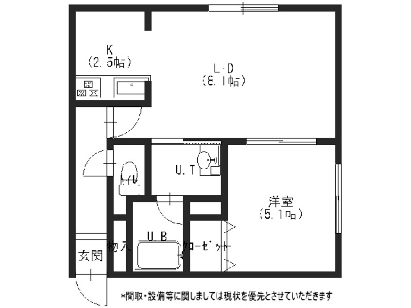 間取図 アリエーテ旭町