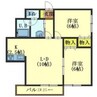 ネオ21 2LDKの間取り
