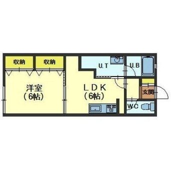 間取図 ノースハイツ深堀