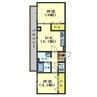 レヂダント幸坂 2DKの間取り