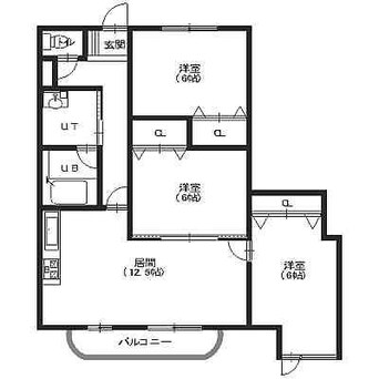 間取図 マンショングリーンリーフ