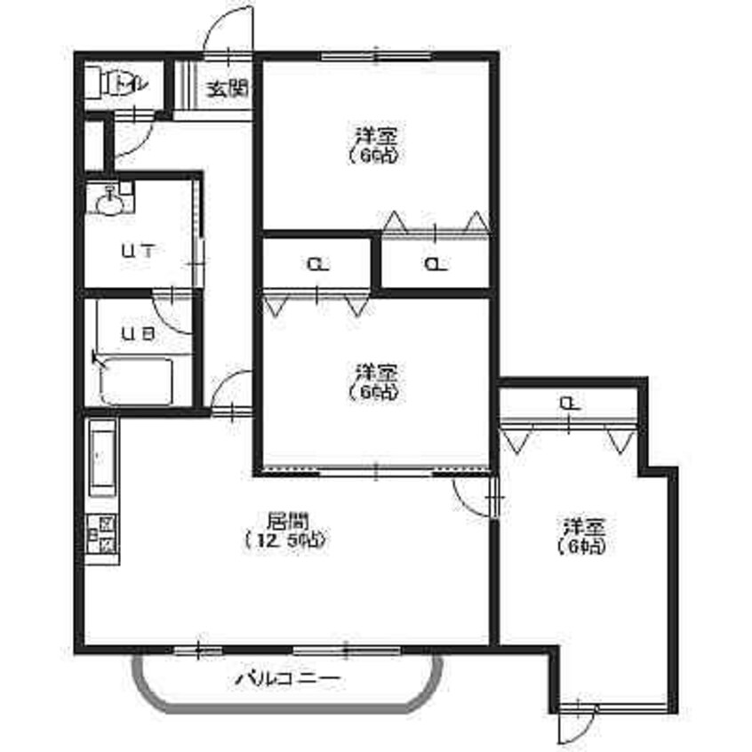 間取図 マンショングリーンリーフ