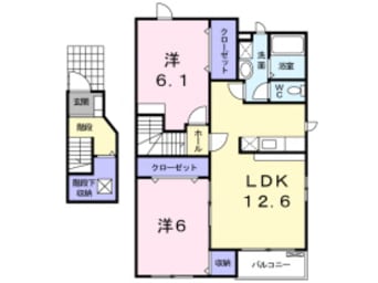 間取図 エルムプラシード3号館