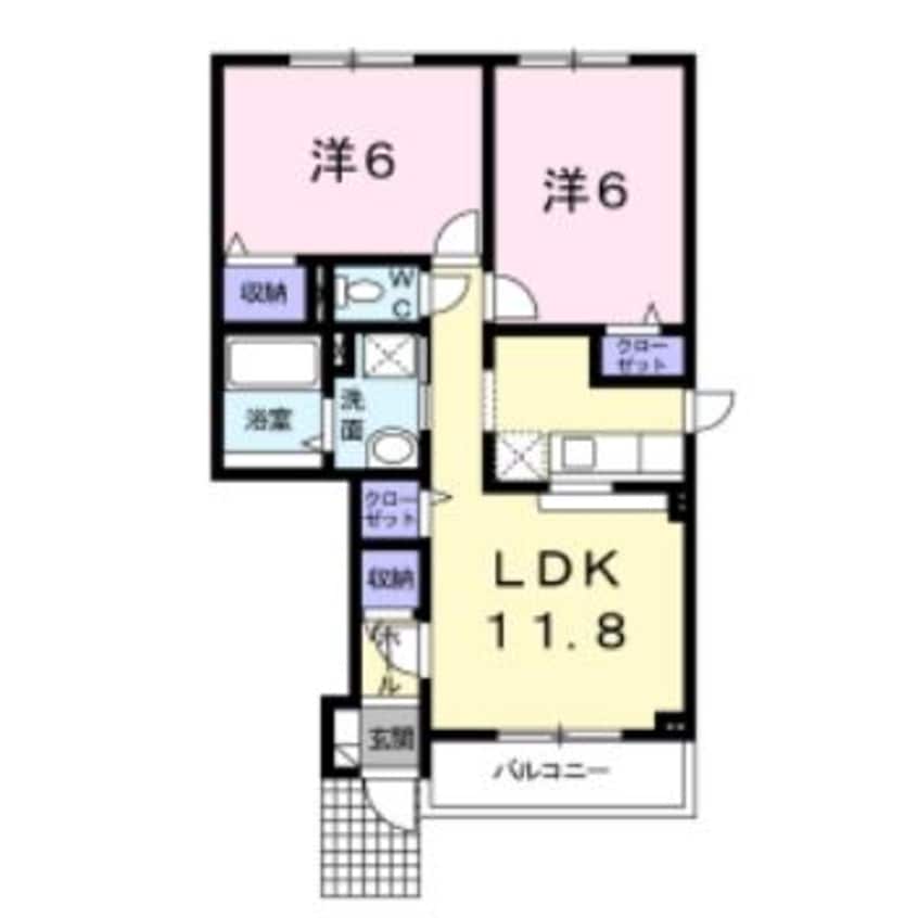 間取図 エルムプラシード5号館