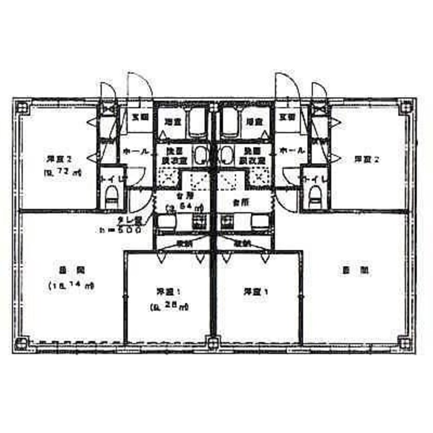 間取図 ピュアパレス海岸町