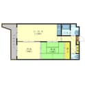 クレステージ田家の間取図