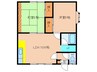 イトウハイツ5 2LDKの間取り