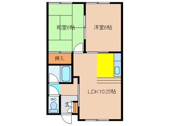 間取図 コーポ道