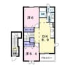 ステイトハイム 2DKの間取り