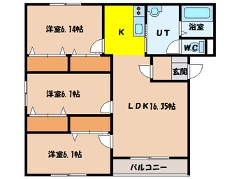 間取図 グランディスビューティー