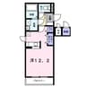 トータス宮前 1Rの間取り