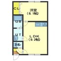 コーポ岡村の間取図