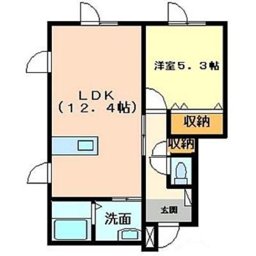 間取図 レジデンス熊谷