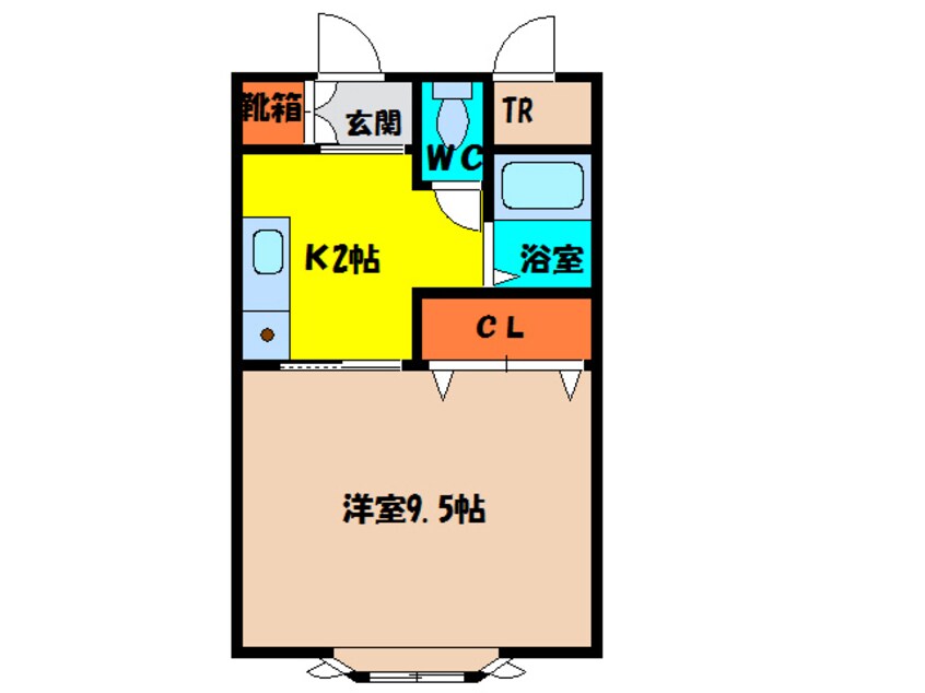 間取図 クレール港