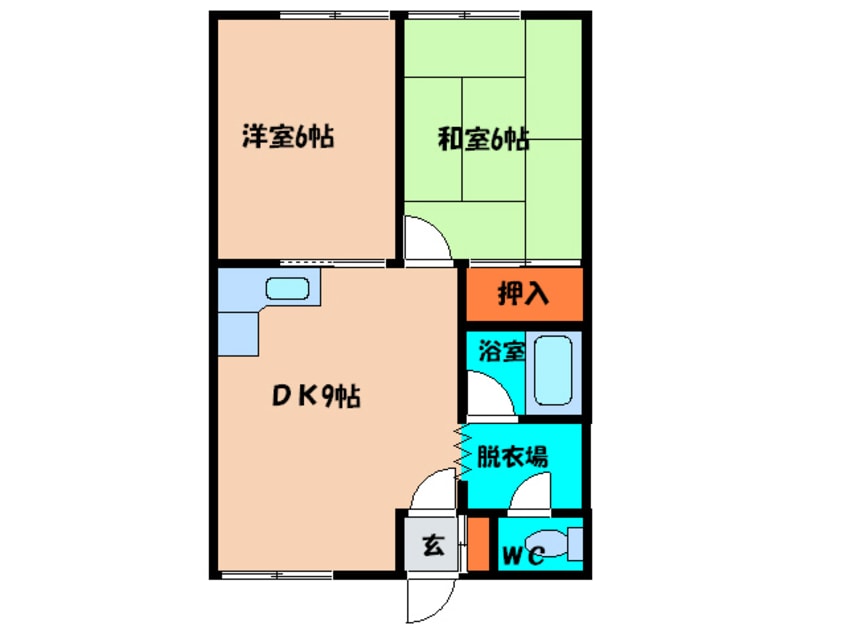 間取図 第5タジマハイツ