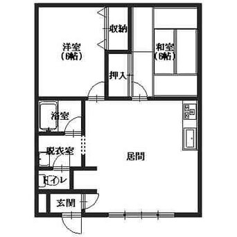 間取図 サンルーカス共栄Ⅰ