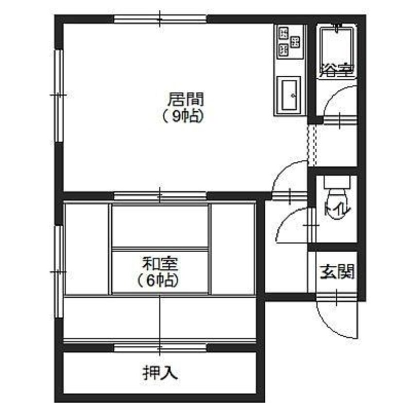 間取図 ハイブローム八幡