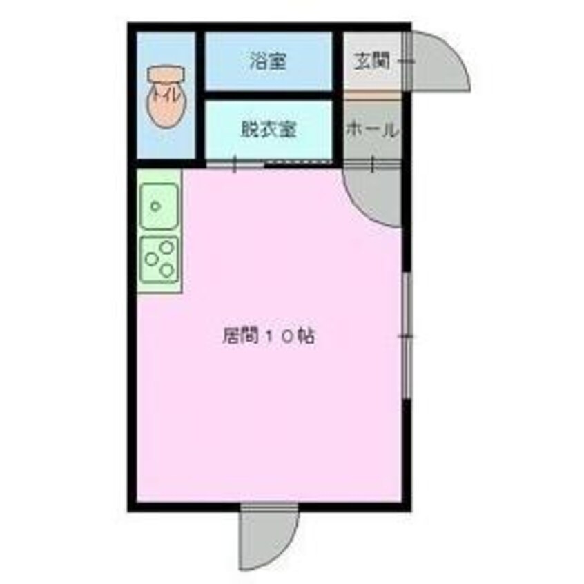 間取図 ハイブローム八幡