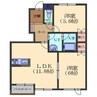 コンフォート日吉 2LDKの間取り