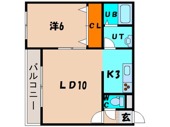 間取図 ミユ港町3丁目