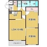 ミユ港町3丁目 2LDKの間取り