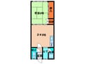クニハイツＡの間取図