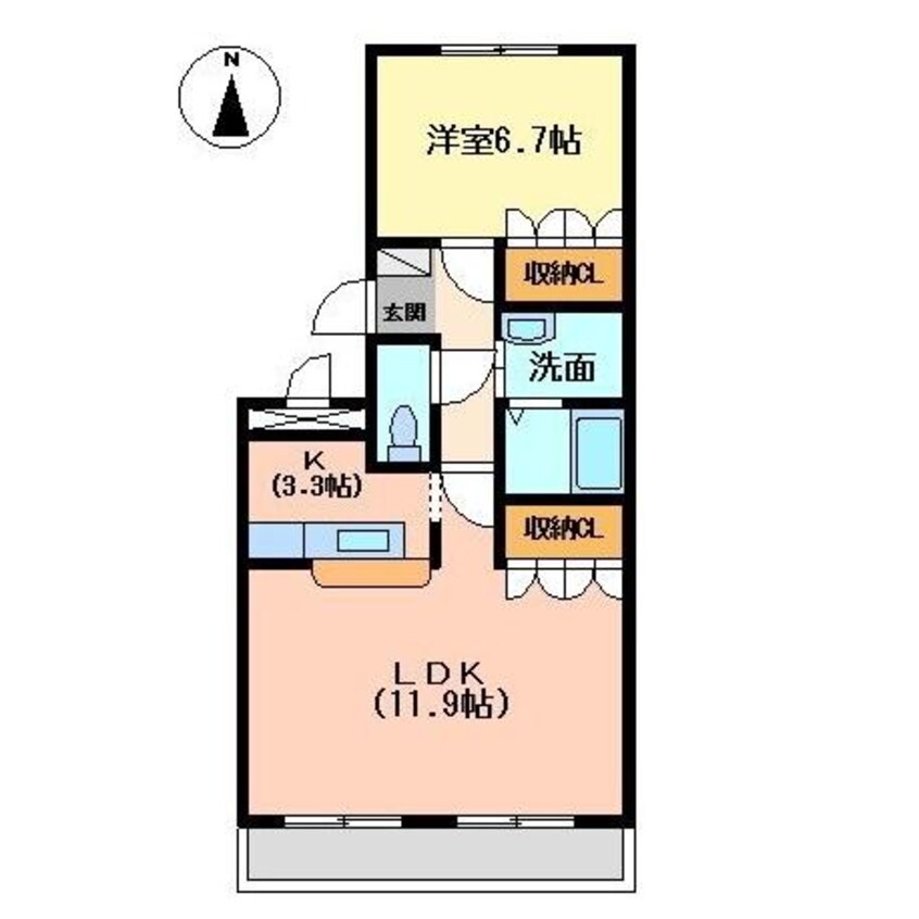 間取図 ピアレ柏木