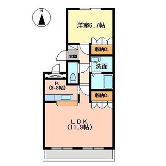 間取図 ピアレ柏木