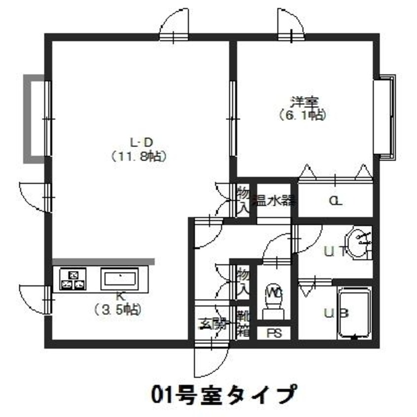 間取図 トゥソレイユ