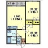 プロスパ 2LDKの間取り