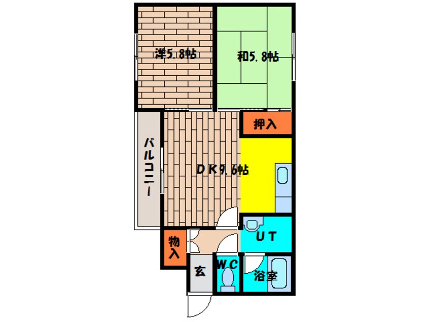 間取図 柏木コーポ