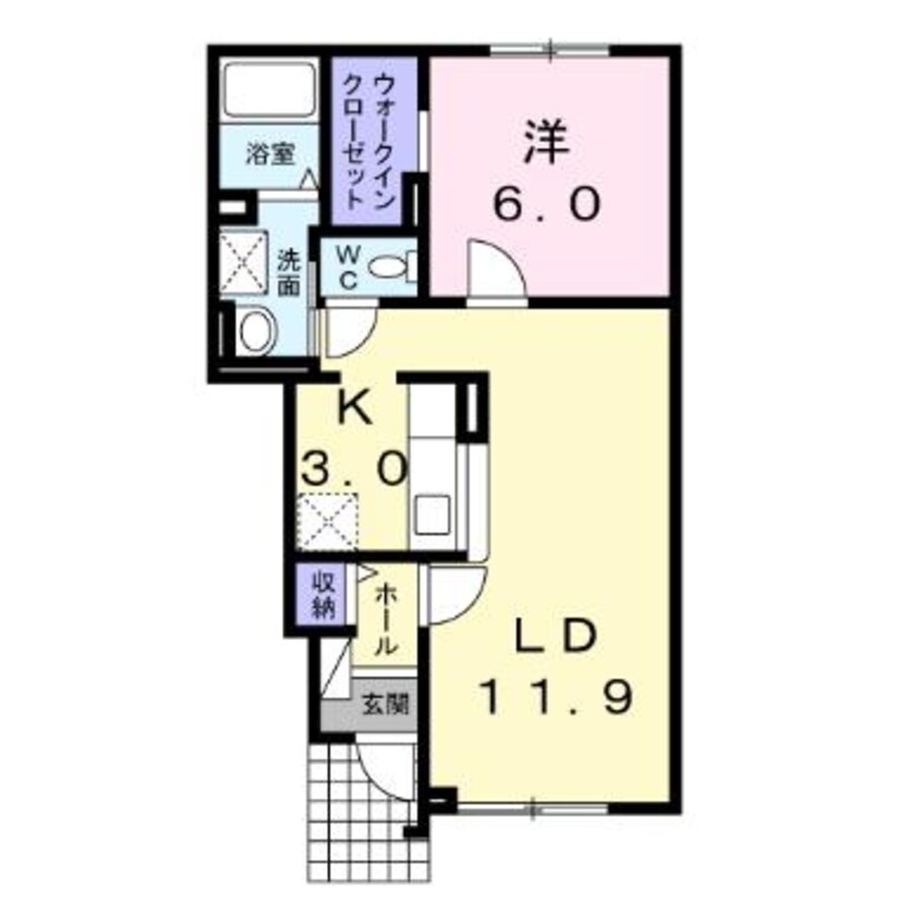 間取図 Casaいちい