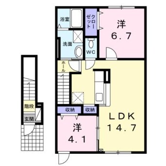 間取図 グランハイム・エフ