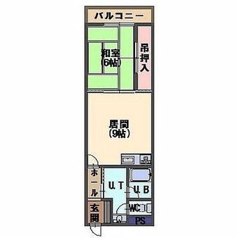 間取図 センターインロードビル