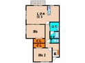 コーポ純志海苔2の間取図