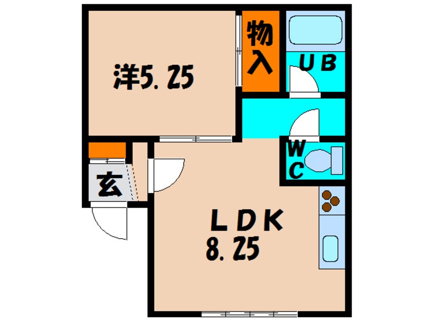 間取図 ローズヒルⅡ