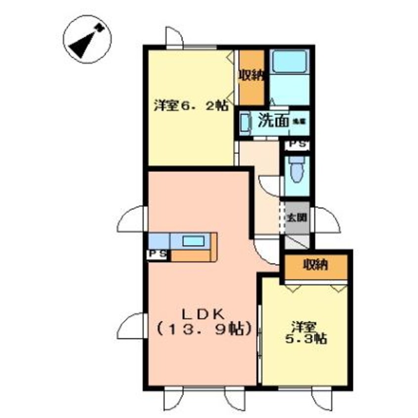 間取図 オリエンタルコート