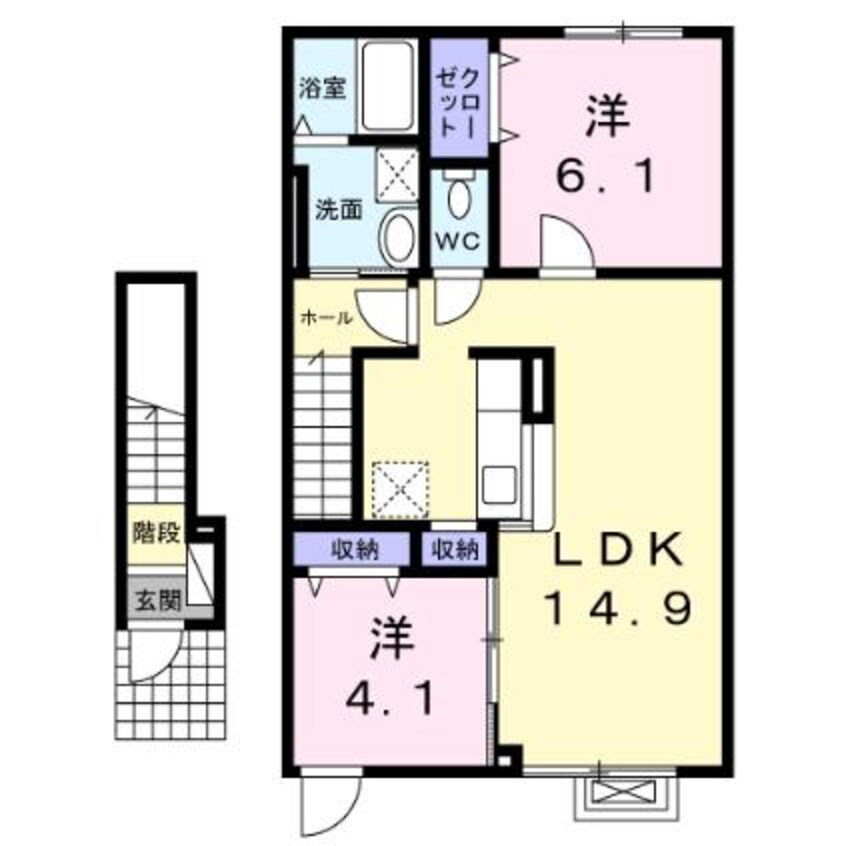 間取図 エス・キャメロン