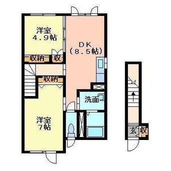 間取図 カーザプレスト