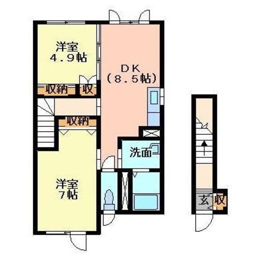 間取図 カーザプレスト