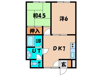 間取図 メゾンパティオ花園