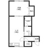 エクセレントハウスⅡ 1LDKの間取り
