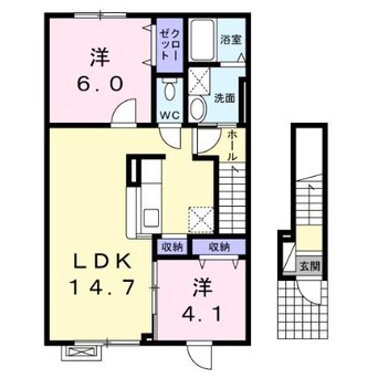 間取図 シェーネブリーゼⅡ