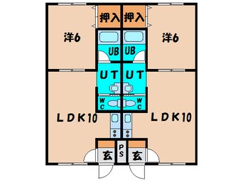 間取図 ピュアパレス人見