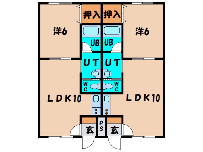 間取図 ピュアパレス人見