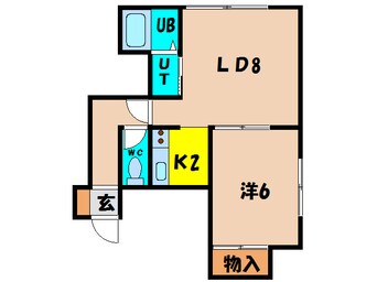 間取図 メモリーウエストB