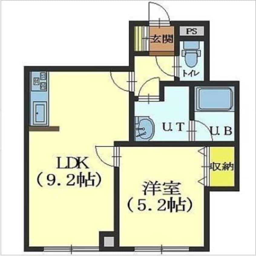 間取図 リベルテ五稜郭