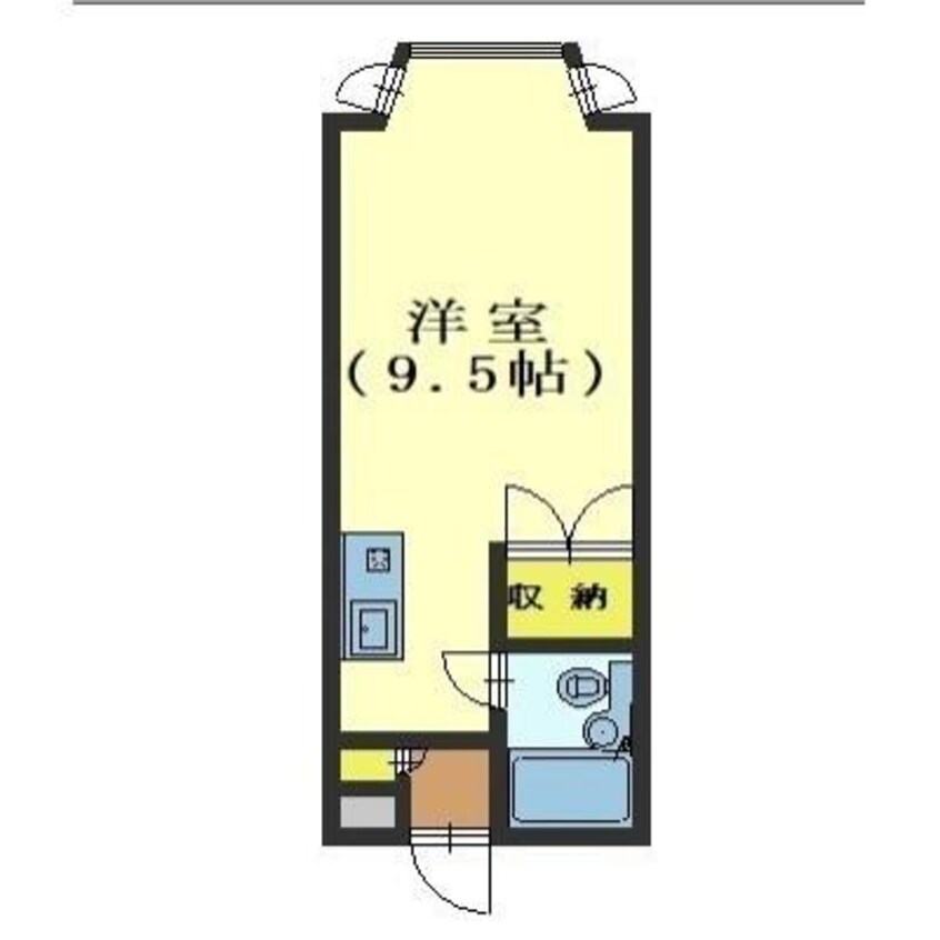 間取図 人見マンション